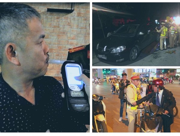 Sau 5 ngày áp dụng Nghị định 100/2019: Nhiều lái xe say rượu chống đối, hành hung CSGT