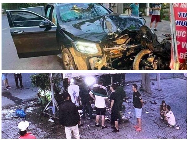 Tài xế Mercedes không bằng lái, dương tính với ma túy tông thương vong 2 người