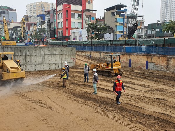 Đường sắt đô thị Nhổn - Ga Hà Nội thi công 3 ca sau Tết