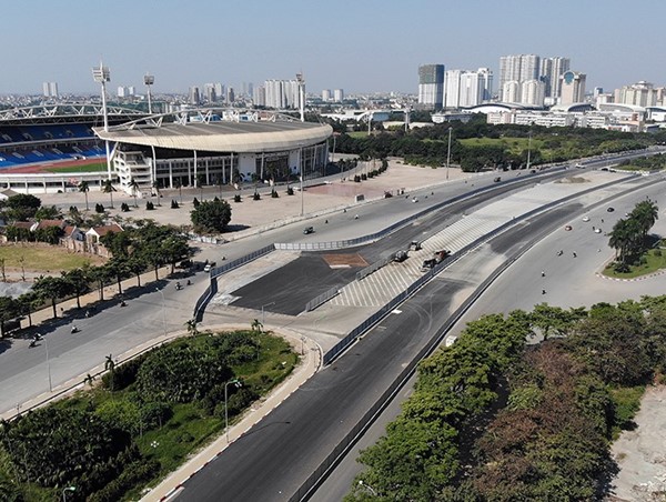 Dự kiến bố trí hơn 255.000m2 đỗ xe phục vụ giải đua F1