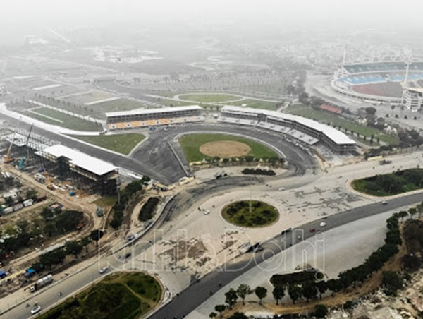 [Video] Toàn cảnh đường đua F1 Hà Nội đang gấp rút hoàn thiện