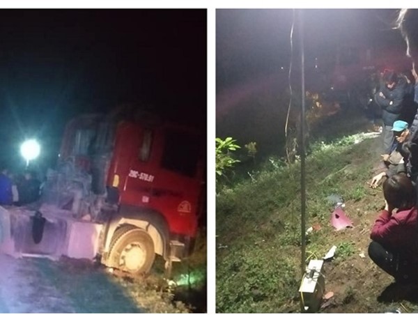 Hà Nội: 3 người trong cùng gia đình tử vong sau va chạm với xe đầu kéo