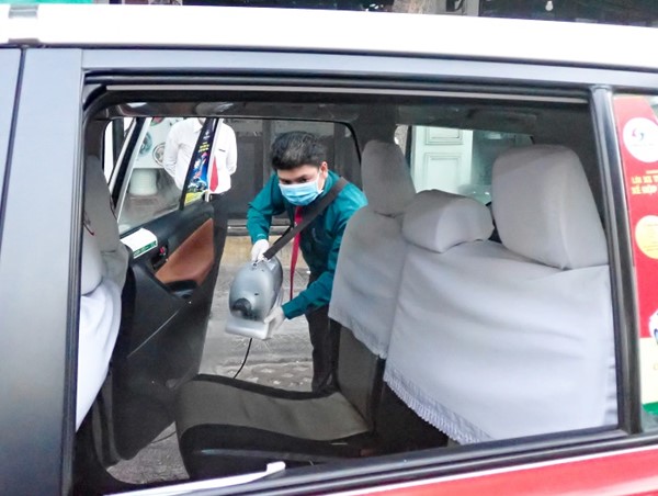 Taxi Vinasun tăng cường các biện pháp phòng dịch Covid-19
