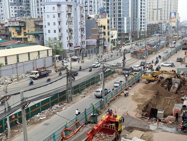 Khẩn trương bàn giao mặt bằng thi công đường Vành đai 2