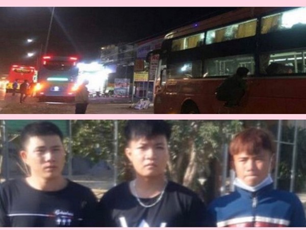 Thù tức sau va chạm giao thông, 3 thanh niên bắn vỡ kính hàng loạt xe khách