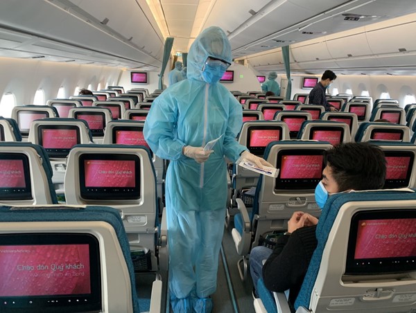 Bên trong những chuyến bay Vietnam Airlines về từ “tâm dịch” châu Âu