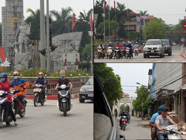 Tại huyện Đan Phượng: "Phớt lờ" dịch Covid -19, nhiều người vẫn tấp nập ra đường