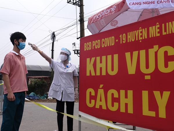 Cận cảnh 9 chốt kiểm soát chống dịch Covid-19 ở Hạ Lôi