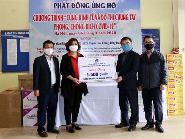 Doanh nghiệp thể hiện trách nhiệm tiên phong trong cuộc chiến chống dịch Covid-19