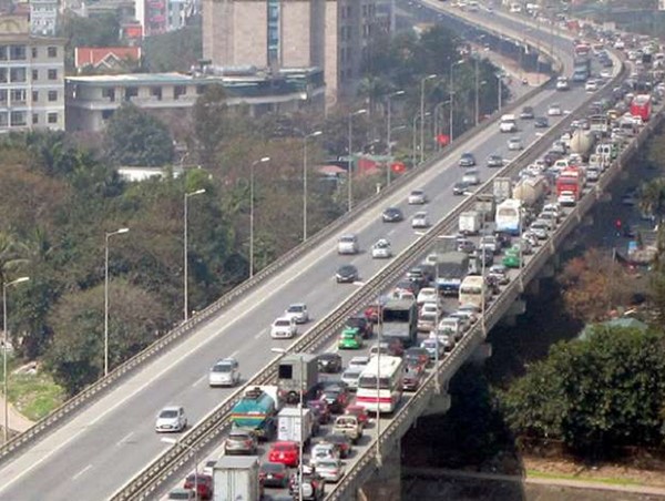 4 vị trí đếm xe trên đường Vành đai 3 trên cao