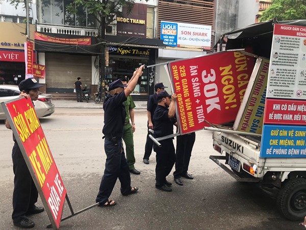 Quận Ba Đình: Phát động đợt cao điểm xử lý vi phạm trật tự đô thị, an toàn giao thông, môi trường