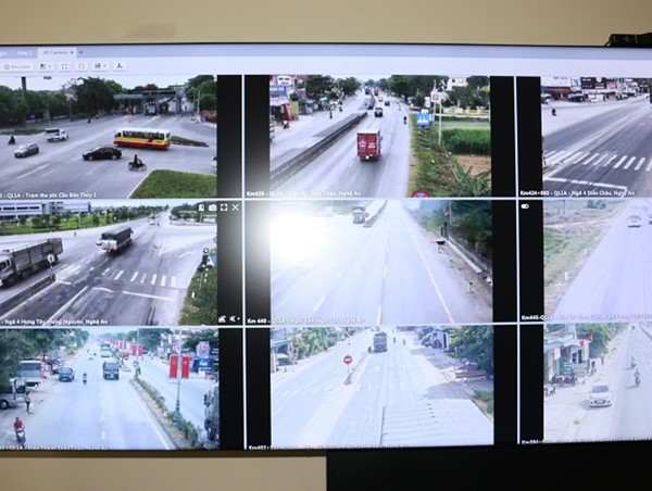 Nghệ An đưa 28 camera giao thông phạt nguội đi vào hoạt động