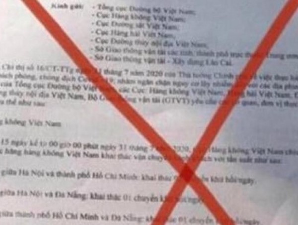 Việc dừng các đường bay nội địa từ 0 giờ ngày 31/7 là tin thất thiệt