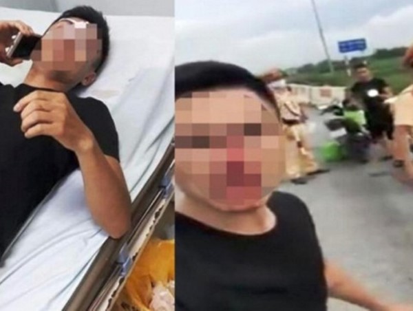 Xác minh thông tin cảnh sát giao thông đấm vào mặt người vi phạm ở Sơn Tây