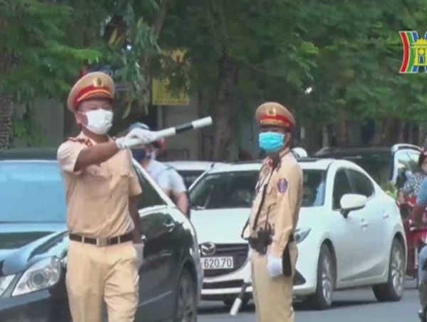 CSGT Hà Nội tăng cường đảm bảo TTATGT trong kỳ thi THPT Quốc gia năm 2020