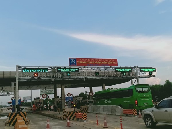 Thu phí không dừng trên cao tốc Hà Nội - Hải Phòng từ 9 giờ sáng nay