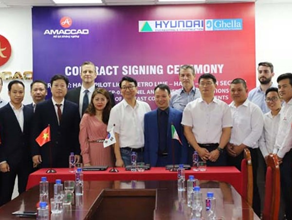 Amaccao ký kết hợp tác gói thầu dự án đường sắt đô thị thí điểm Hà Nội trị giá hơn 276 tỷ đồng