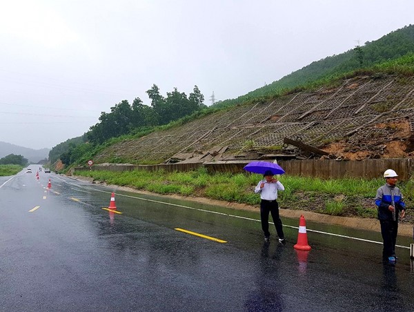 Cao tốc Hạ Long - Vân Đồn có 2 điểm sạt lở cần được khắc phục