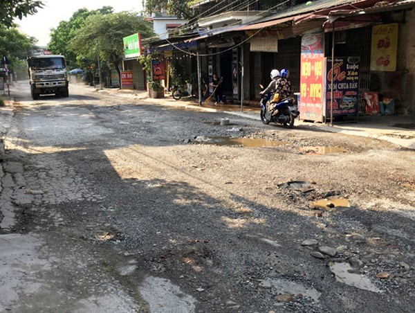 Đường 35 tại huyện Sóc Sơn bị xuống cấp: Làm rõ trách nhiệm chủ đầu tư