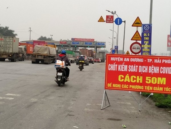 Dừng các chốt kiểm soát dịch Covid-19 ra vào TP Hải Phòng từ ngày mai (7/9)