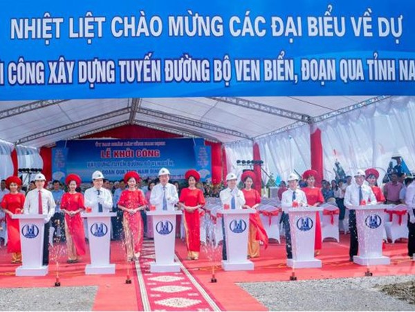 Khởi công xây dựng tuyến đường bộ ven biển đoạn qua tỉnh Nam Định