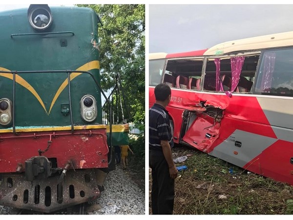 Sức khỏe 6 học sinh trong vụ tàu hỏa tông xe đưa đón ở Hà Nội giờ ra sao?