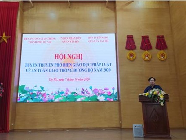 Chung tay xây dựng văn hóa giao thông an toàn tại cơ sở