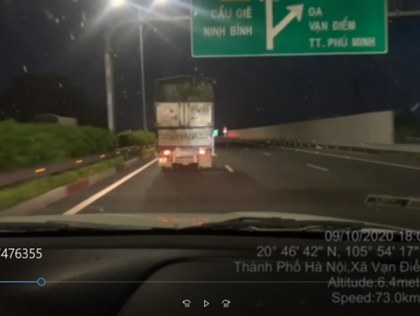 30 trường hợp không nhường đường cho xe ưu tiên bị xử lý trên cao tốc Pháp Vân