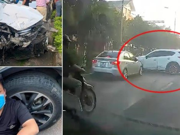 Khởi tố, tạm giữ tài xế điều khiển xe điên tông hàng loạt phương tiện ở thị xã Sơn Tây