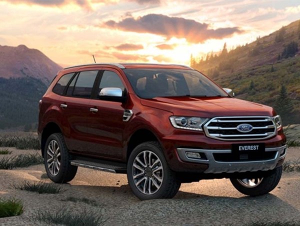 Giá xe ô tô hôm nay 14/10: Ford Everest ưu đãi từ 20 - 75 triệu đồng