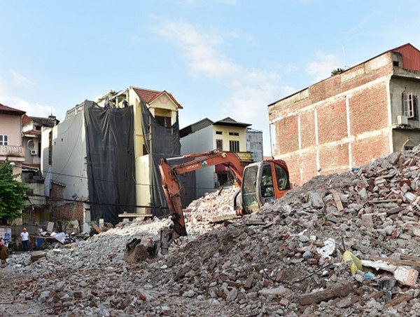 Giải phóng mặt bằng tuyến đường nối vào đô thị mới Dịch Vọng: Phấn đấu hoàn thành trong năm nay