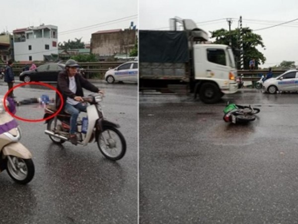 Hà Nội: 2 xe máy đối đầu, tài xế GrabBike tử vong