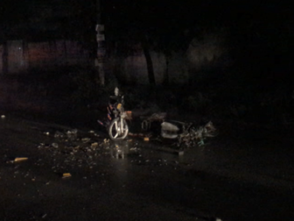 Hai xe máy tông nhau trong đêm, 2 người thương vong