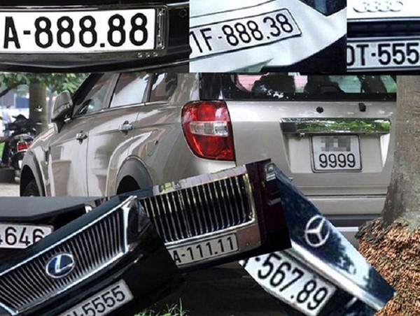 Chọn biển số theo sở thích có thể phát sinh nhiều bất cập