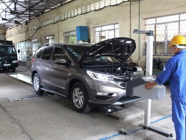 Phát hiện 12,3% xe không đạt tiêu chuẩn kỹ thuật bảo vệ môi trường