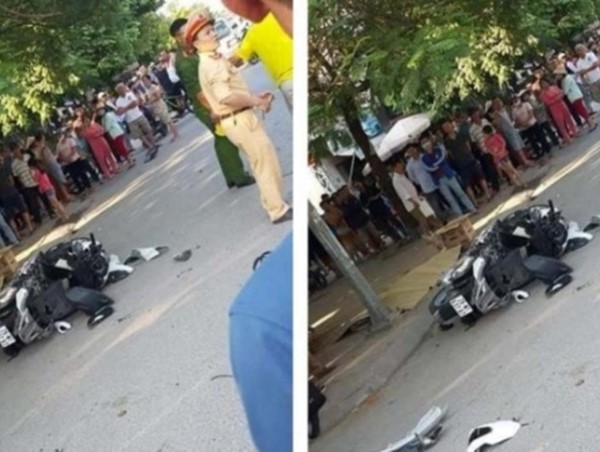 Hà Nội: Đấu đầu với xe ben, tài xế xe máy tử vong tại chỗ