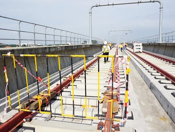 TP Hồ Chí Minh: Đã có báo cáo về sự cố rơi gối dầm metro số 1