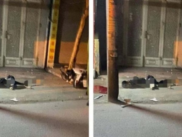 Đâm vào cột đèn đường lúc nửa đêm, nam thanh niên đi xe máy tử vong