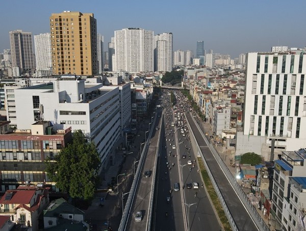 Nghiên cứu đầu tư kéo dài đường Vành đai 2 trên cao từ Ngã Tư Sở đến Cầu Giấy