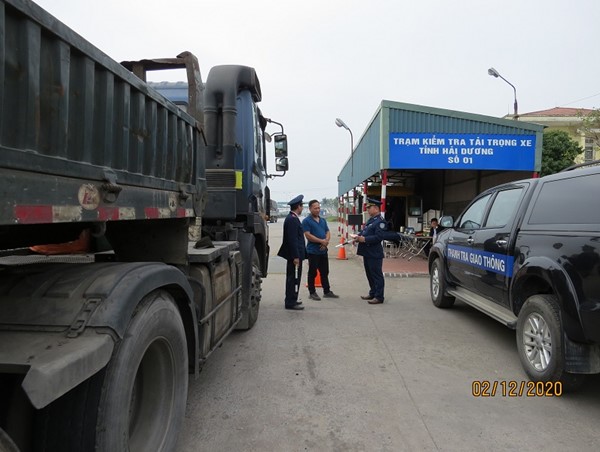 3 ngày thực hiện kiểm soát tải trọng xử phạt 15 trường hợp vi phạm