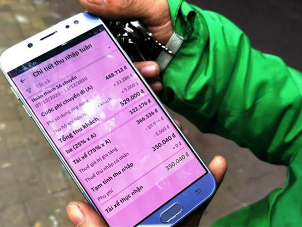 Grab “bật” Tổng cục Thuế và kiên quyết không giảm chiết khấu của tài xế