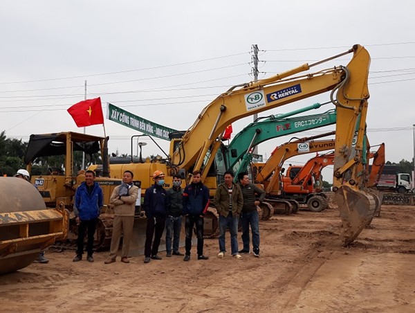 Hoài Đức: Khởi công dự án đường Liên khu vực 1