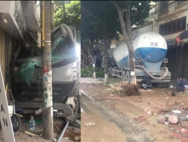 Tai nạn giao thông mới nhất hôm nay 19/12: Xe bồn tông sập mái nhà dân lúc rạng sáng