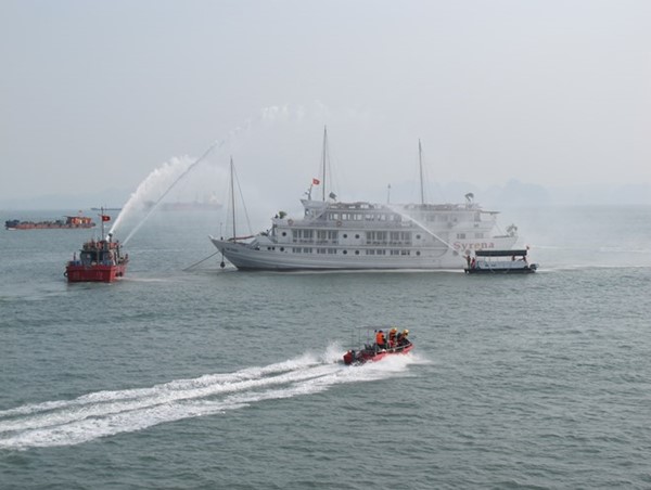 Bảo đảm an toàn phòng cháy, chữa cháy đối với các phương tiện tàu thủy
