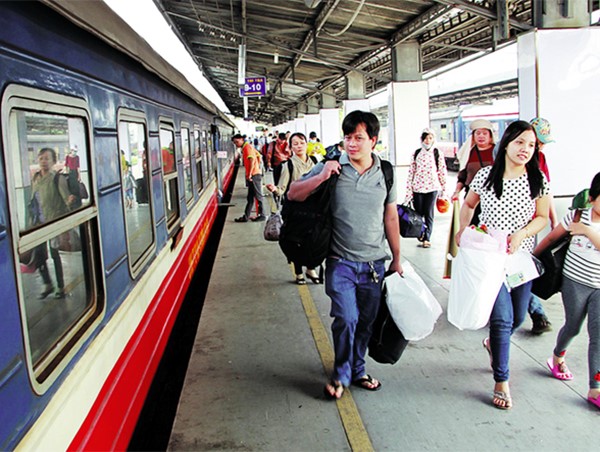 Đường sắt tăng chuyến phục vụ Tết Dương lịch 2021