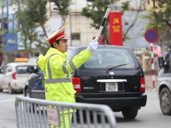 Phân luồng giao thông các tuyến đường cửa ngõ Thủ Đô phục vụ Đại hội lần thứ XIII của Đảng