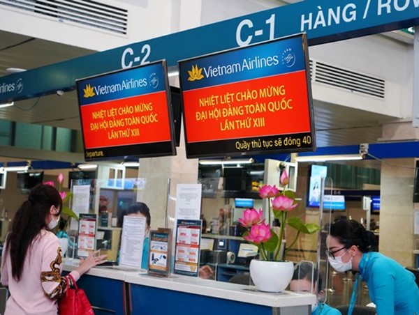 Ngày bay cao điểm của Vietnam Airlines phục vụ Đại hội Đảng toàn quốc lần thứ XIII