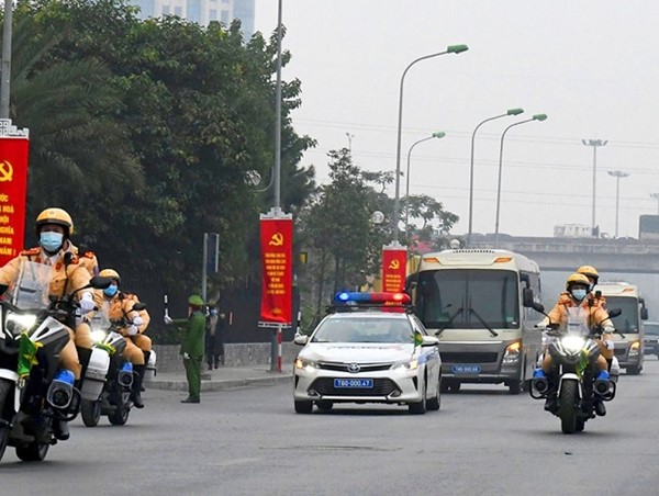 Bảo đảm trật tự, an toàn giao thông dịp Đại hội Đảng: Tuyệt đối an toàn và thông suốt