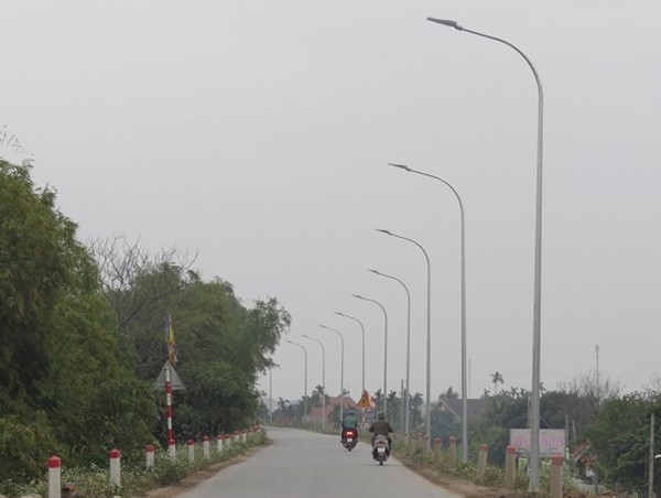 Thắp sáng những tuyến giao thông ở Phú Xuyên