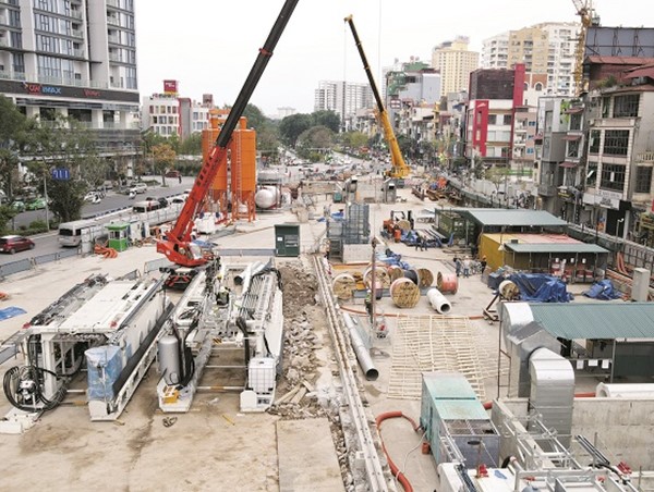 Đường sắt Nhổn - Ga Hà Nội: Đoạn ngầm vẫn vướng giải phóng mặt bằng